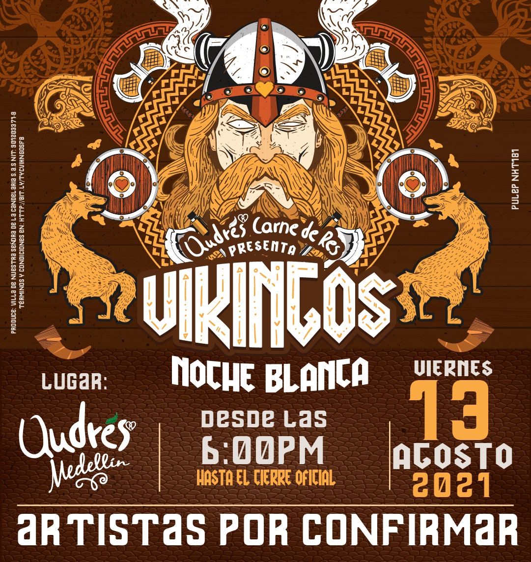 NOCHE BLANCA VIKINGOS EN ANDRÉS MEDELLÍN