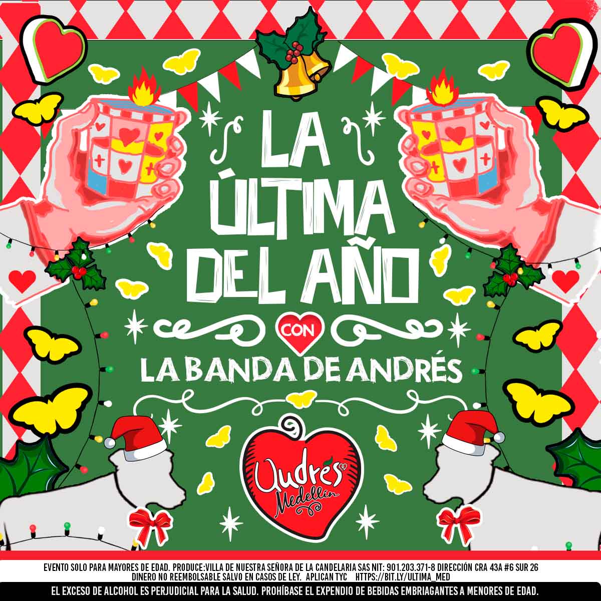 Términos y condiciones La última del año Andrés Medellín